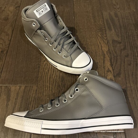 Converse CTAS High Street Mid Sneaker Men's Size 10.5 Sharkskin/ White A09524C - Picture 1 of 8